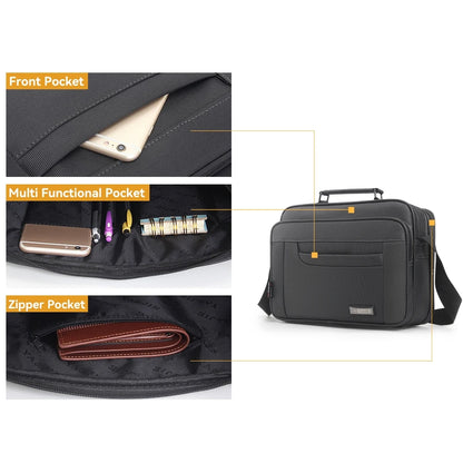 Shoulder Bag Men Handbags Messenger Small Business Briefcase Large Capacity Multifunction Fashion Casual Waterproof
