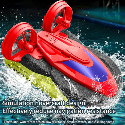 rc speedboat 2 in 1 Remote Control High Speed rc Boat 2.4G Amphibious Hovercraft RC Drift Car Kids Toys Christmas Gifts