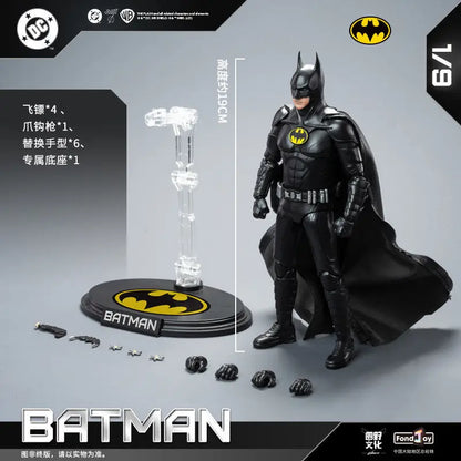 【In Stock】 Fondjoy Black Superman 2.0 Figure Dc Zack Snyder'S Justice League Figures 1/9 Super Man Pvc Model Doll Joint Movable