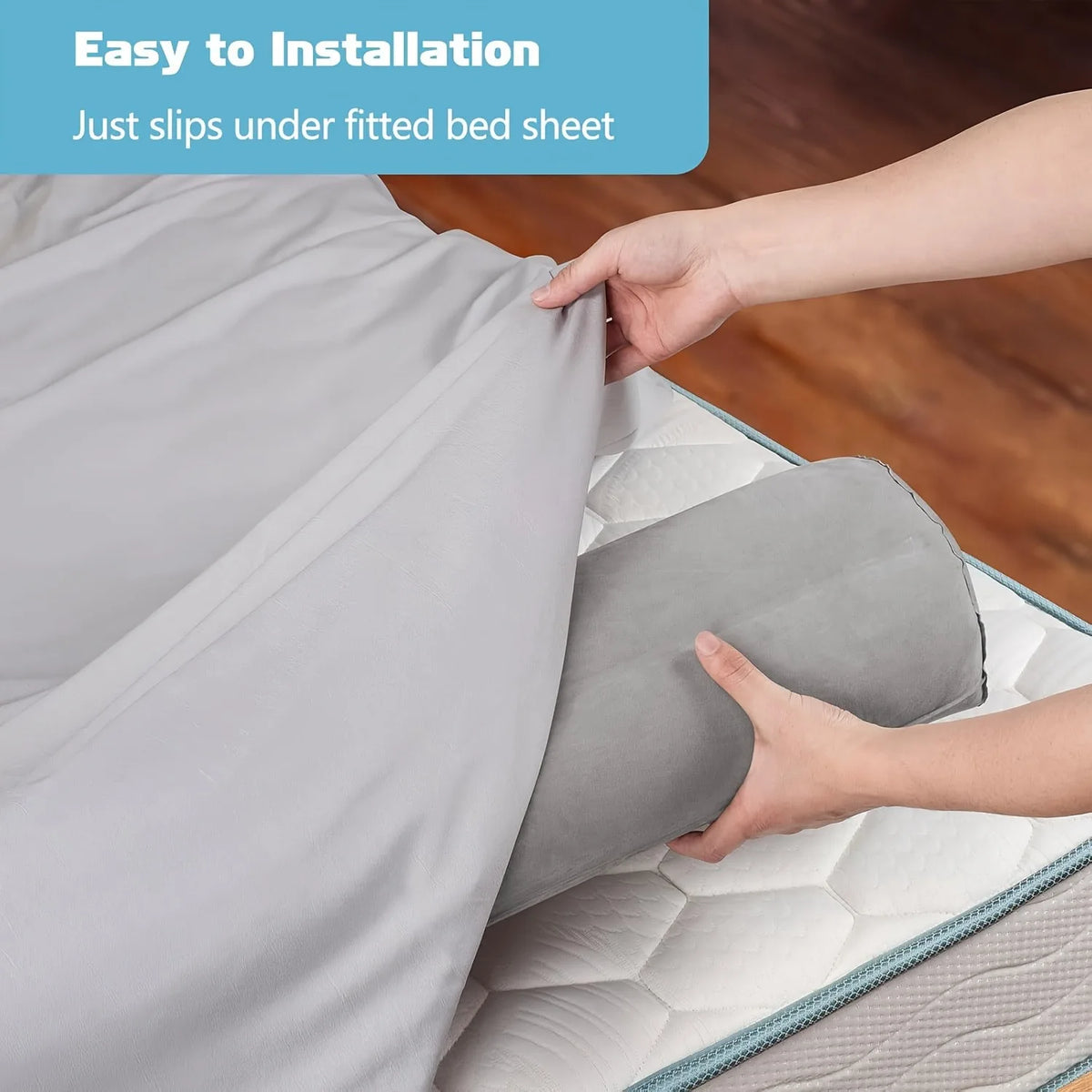 1/2 Travel Bed Rail, Inflatable Folding Travel Bed Rail, Portable Inflatable Bed Guardrail, Suitable for Foldable, Single, Doubl