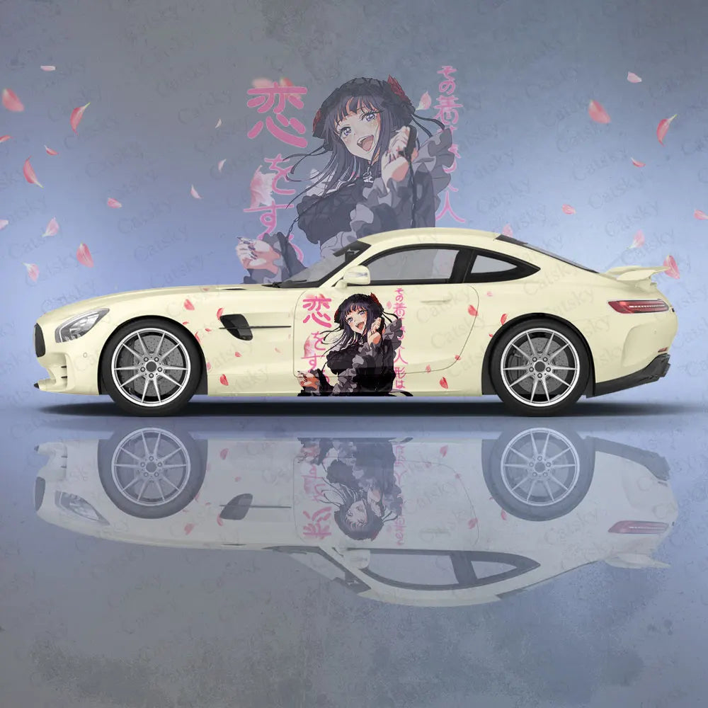 My Dress-Up Darling Car Body Stickers Anime Itasha Car Side Decal Sticker Car Body Sticker Car Body Decoration Stickers