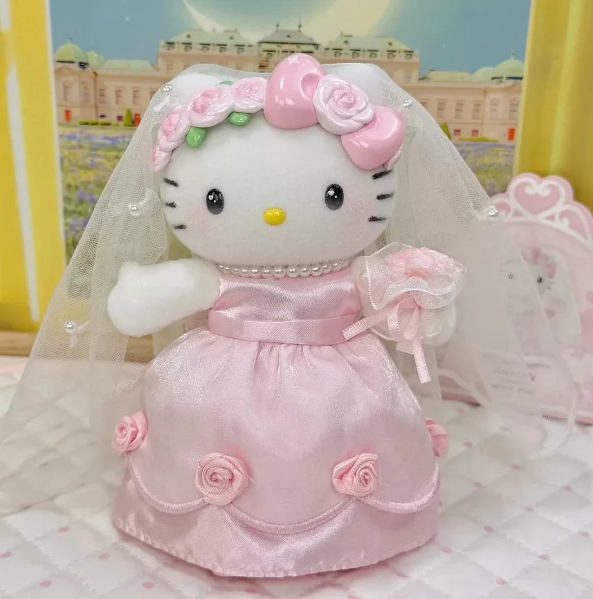 Hello Kitty  Romantic Wedding Series Blind Box Figurine Trendy Toys Century Wedding Series Anime Figures Mystery Box Dolls Gift