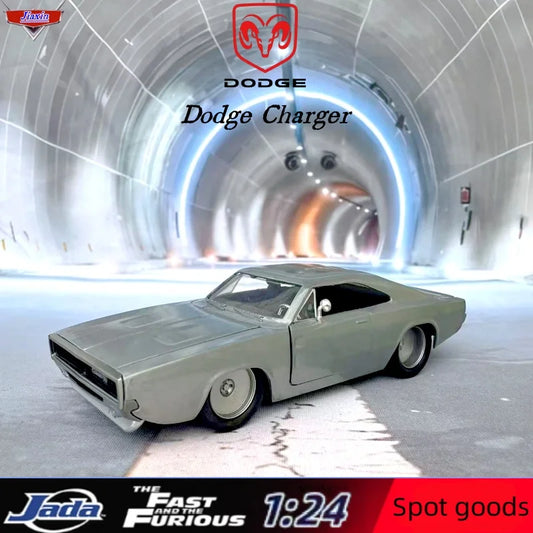 JADA 1/24 Fast & Furious Dodge RT Rare alloy model pieces for a child's birthday gift collection