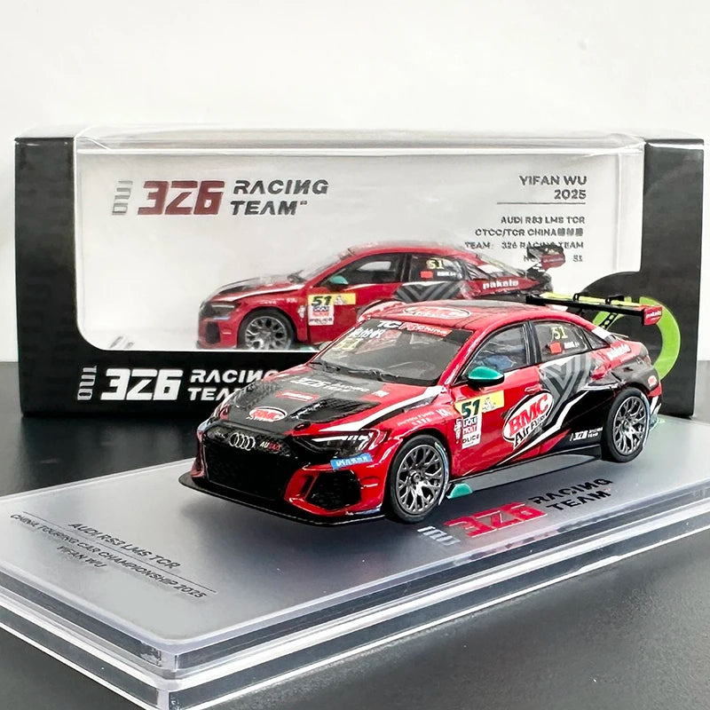 KILOworks 1:64 RS3 LMS TCR Alloy Car Diecasts & Toy Vehicles Car Model Miniature Scale Model Car Toys For Children