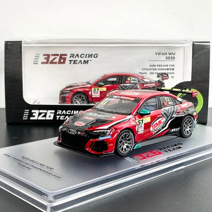 KILOworks 1:64 RS3 LMS TCR Alloy Car Diecasts & Toy Vehicles Car Model Miniature Scale Model Car Toys For Children