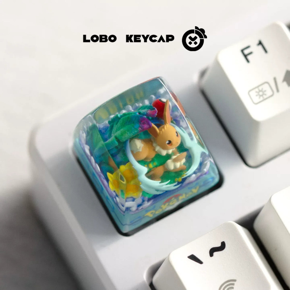 Pokemon Drip Glue Keycap Resin Keycap For Mechanical Keyboard Artisan Customized Keyboard Accessory