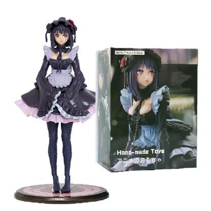 2 Kinds My Dress-Up Darling Anime Figure Black Maid Outfit Kitagawa Marin Action Figure Shizuku Kuroe Figurine Collection Model