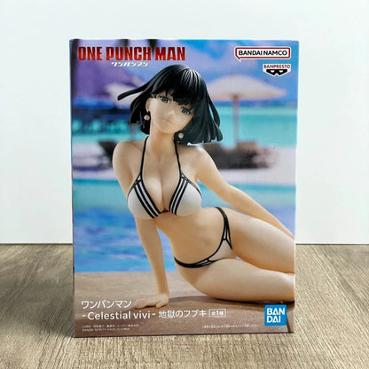 In Stock Bandai Original Genuine Banpresto Anime One Punch Man Jigoku No Fubuki Celestial Vivi 11cm Model Toy Figures Xmas Gift