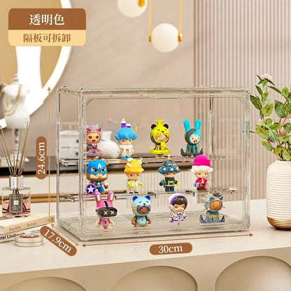 Acrylic Showcase Clear Display Stand For Collectible Figures And Blind Box Toys