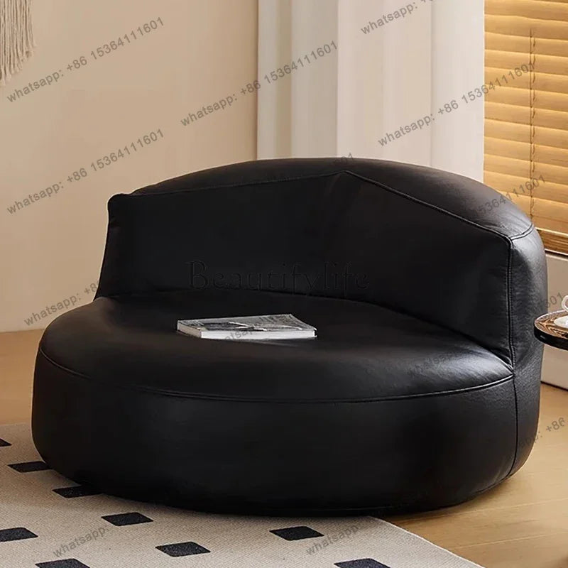 LSLeather Nordic Living Room Sofa Luxury Modern Cute Puff Couch Living Room Nordic Recliner Woonkamerbanken Living Room Furnitur