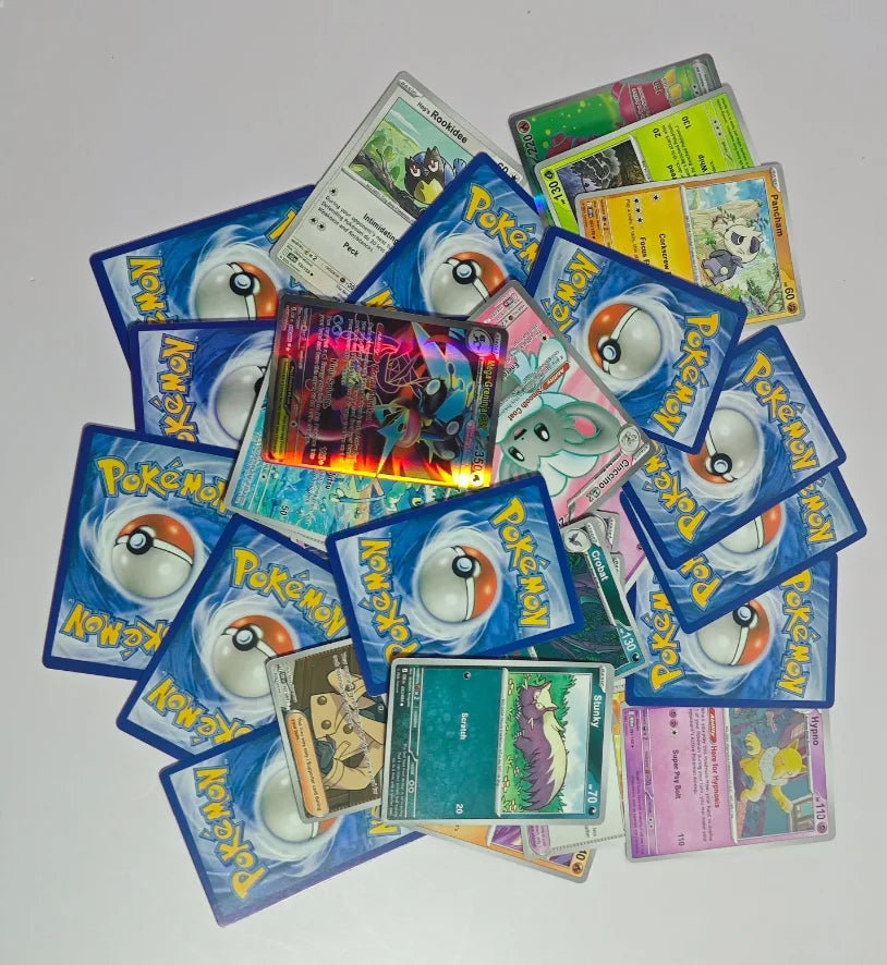 100PCS Pokémon TCG: Mega Evolution-Pitch Black Booster Display Box Prismatic 151 Evolutions English Battle Cards Game Cards