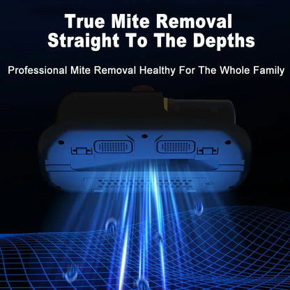 8000Pa Cordless Handheld Vacuum Cleaner Mite Remover USB Rechargeable Portable Bedding Cleaner Household Robot Mite Cleaner