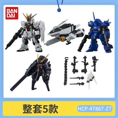 Bandai Gashapon Original Mobile Suit Ensemble (MSE) Gundam RX-78-2 Strike Hi-Nu Wing Astray ZZ Barbatos Assemble Model Kit
