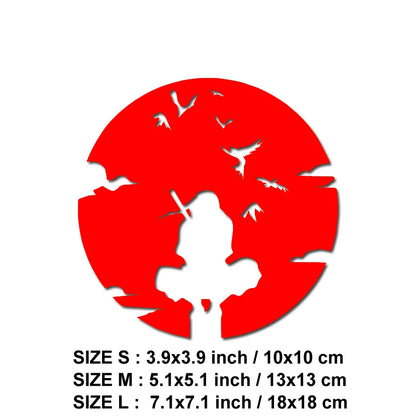 Anime ninja  decal,Personalised Decorative Accessories Decal Waterproof with high quality.