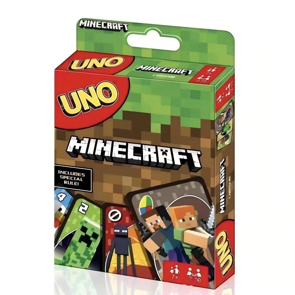 UNO Minecraft Card Game, Super Mario, K-POP, Jurassic, Harry Potter, Hot Wheels, Avengers, Social Board Table Party Games