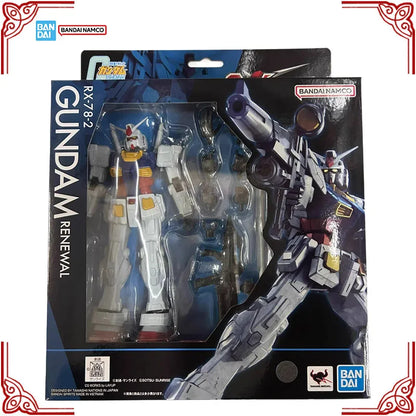 In Stock Genuine Bandai Gundam Universe Model Kit GU RX-78-2 Gundam Renewal Anime Action Figure Collection Finished Model Toys