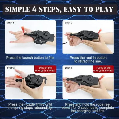2026 NEW Spider Web Shooter, Real Web Slinger That Actually Shoots for Kids, Cool Toy Things for Superhero Fans.