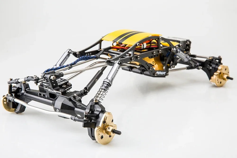 RHINORC Yue Coupe 4WS Carbon Fiber RC Crawler RTR 335mm WB Lightweight LCG MOA Competition Rig