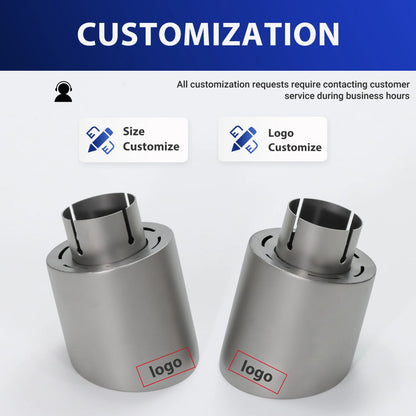 ER 1Pcs Car Accsesories Upgrade Honeycomb Design Single Exhaust Tip Matte 304 Stainless Muffler Universal Tail Tips Modify