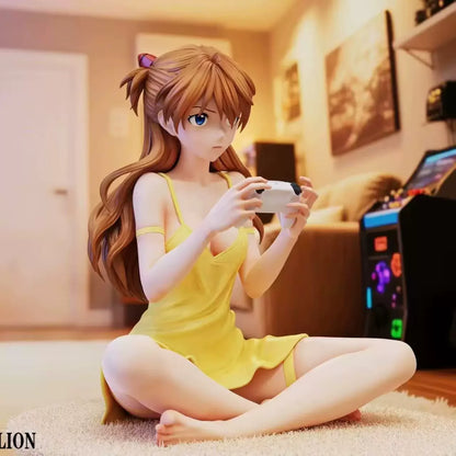 11.5cm Sitting Pose Game Console Anime Figure Trend Toy Desktop Ornament Pc Case Pvc Statue Decoration Collectible Model Gifts