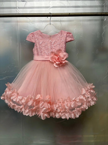 Girls' performance dress three-dimensional lace princess dress Festival fluffy skirt gauze dress dress dress dress flower girl d