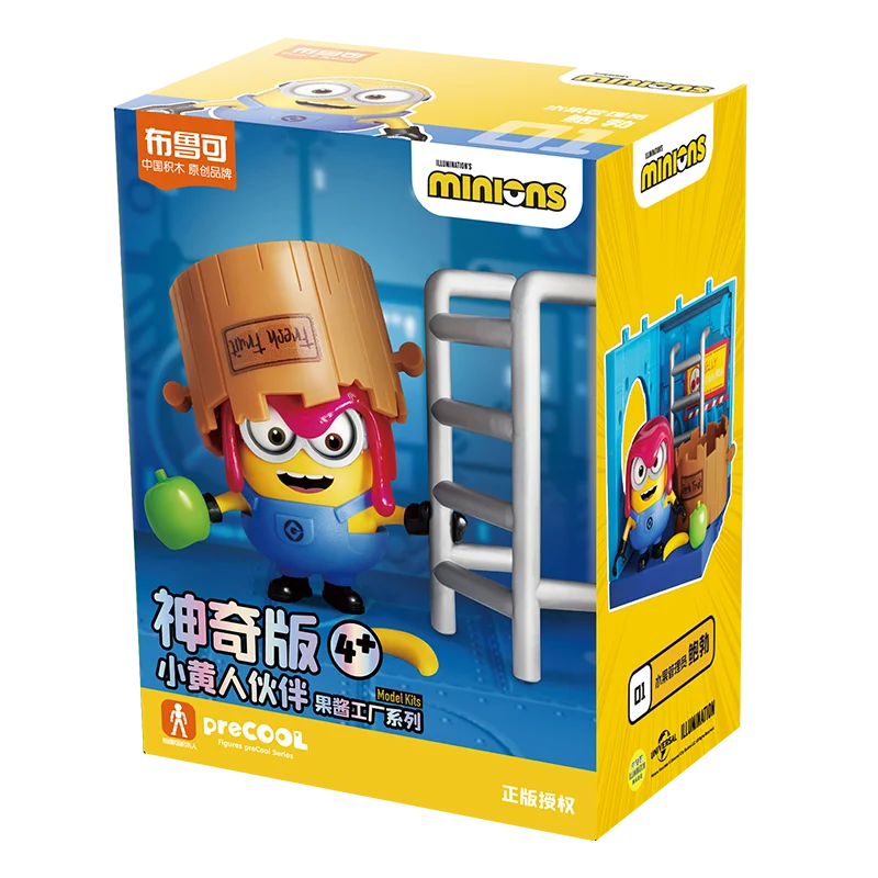 Genuine Minions Building Block Figures Magic Edition Jam Factory And Celebration Party Series Collectible Toy Desktop Ornament
