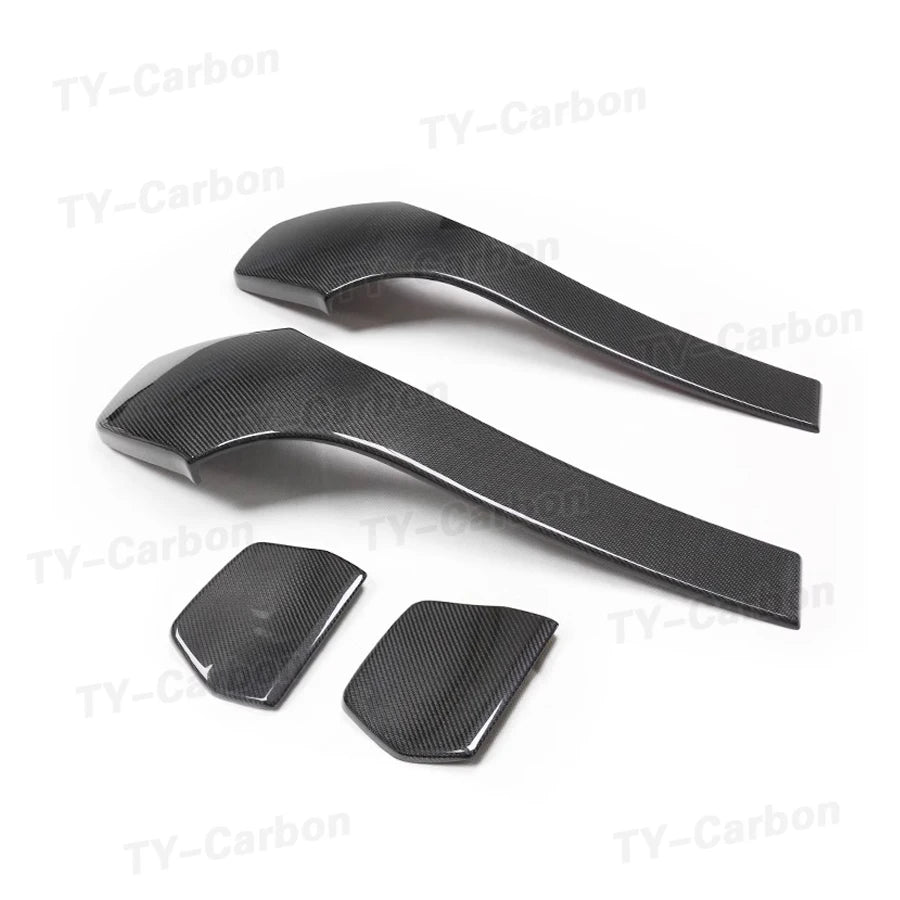 Real Dry Carbon Fiber Car Interior Seat Back Covers Trims Accessories for BMW F80 M3 F82 F83 M4 F87 M2 M2C 2019+ Car accessories