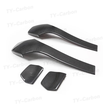 Real Dry Carbon Fiber Car Interior Seat Back Covers Trims Accessories for BMW F80 M3 F82 F83 M4 F87 M2 M2C 2019+ Car accessories