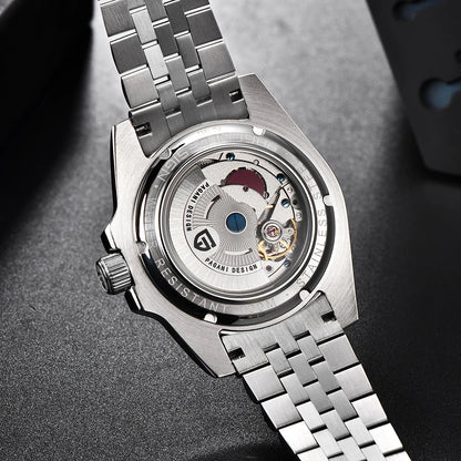 PAGANI DESIGN New Men Watch GMT Mechanical Wristwatch 40mm Automatic Watch Stainless Steel Waterproof Business Watches for Man