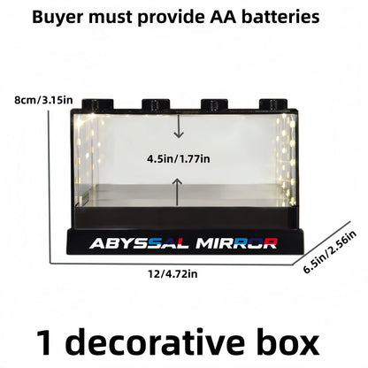 2026 New Car Model Display Box with Deep Mirror 3D Visual LED Sound Control Light Car Model Collection Box