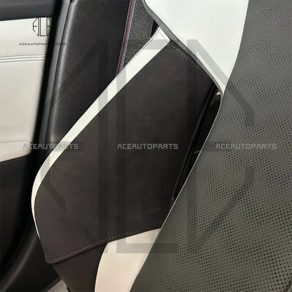 M Carbon Bucket Seat Side Waist Bolster Genuine Leather Protector Case for G87 M2 G80 G81 M3 G82 G83 M4 F90 M5 M8