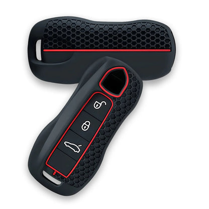 Silicone Car Remote Key Case FOB for Porsche Cayenne 958 911 Lepin 996 Macan Boxster Panamera 997 944 924 Panamera 718 971 9YA