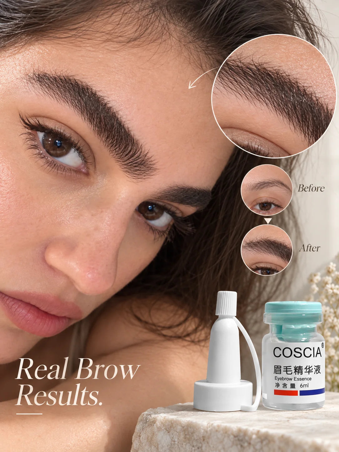 Eyebrows Growth Liquid Hair Fast Longer Fuller Thicker Usma Grass Serum Hair Loss Treatment Product Prevent Baldness Makeup New