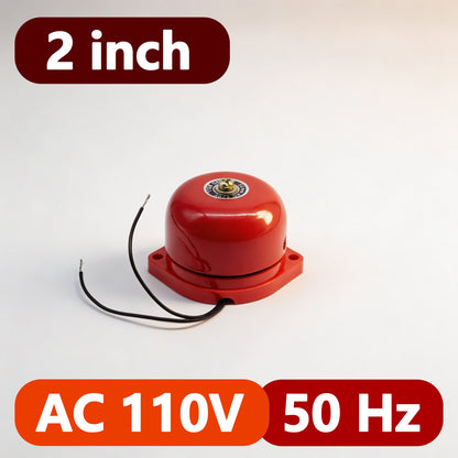 2/3/4/6 Inch Internal Strike Electric Bell AC110/220V DC12/24V High Decibel Loud Sound Alarm Doorbell School Factory Household