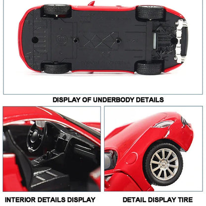 MaKeda1:36 Porsche 911 Carrera S Sports Car Pull Back Car Model Car Metal Alloy Toy Car For Kid Gifts Collection