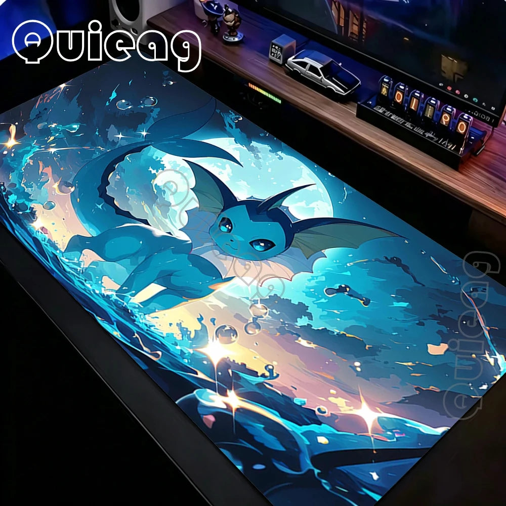 Pokemon Mouse Pad Keyboard Mat Laptop PC Gaming Rubber Extended DeskMats
