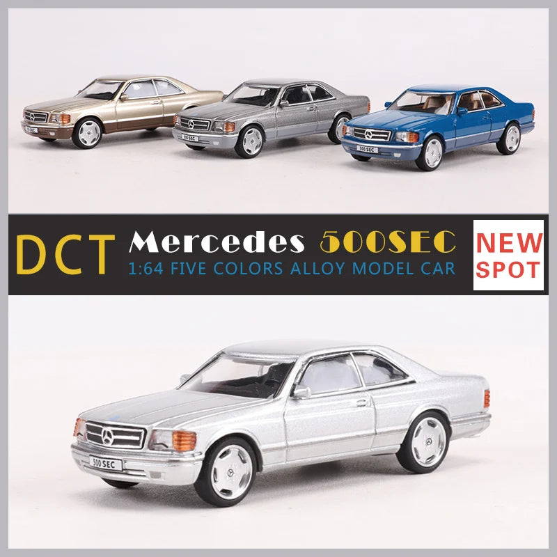 DCT 1:64  500SEC Simulation Alloy Car Model Toys Gift Collection