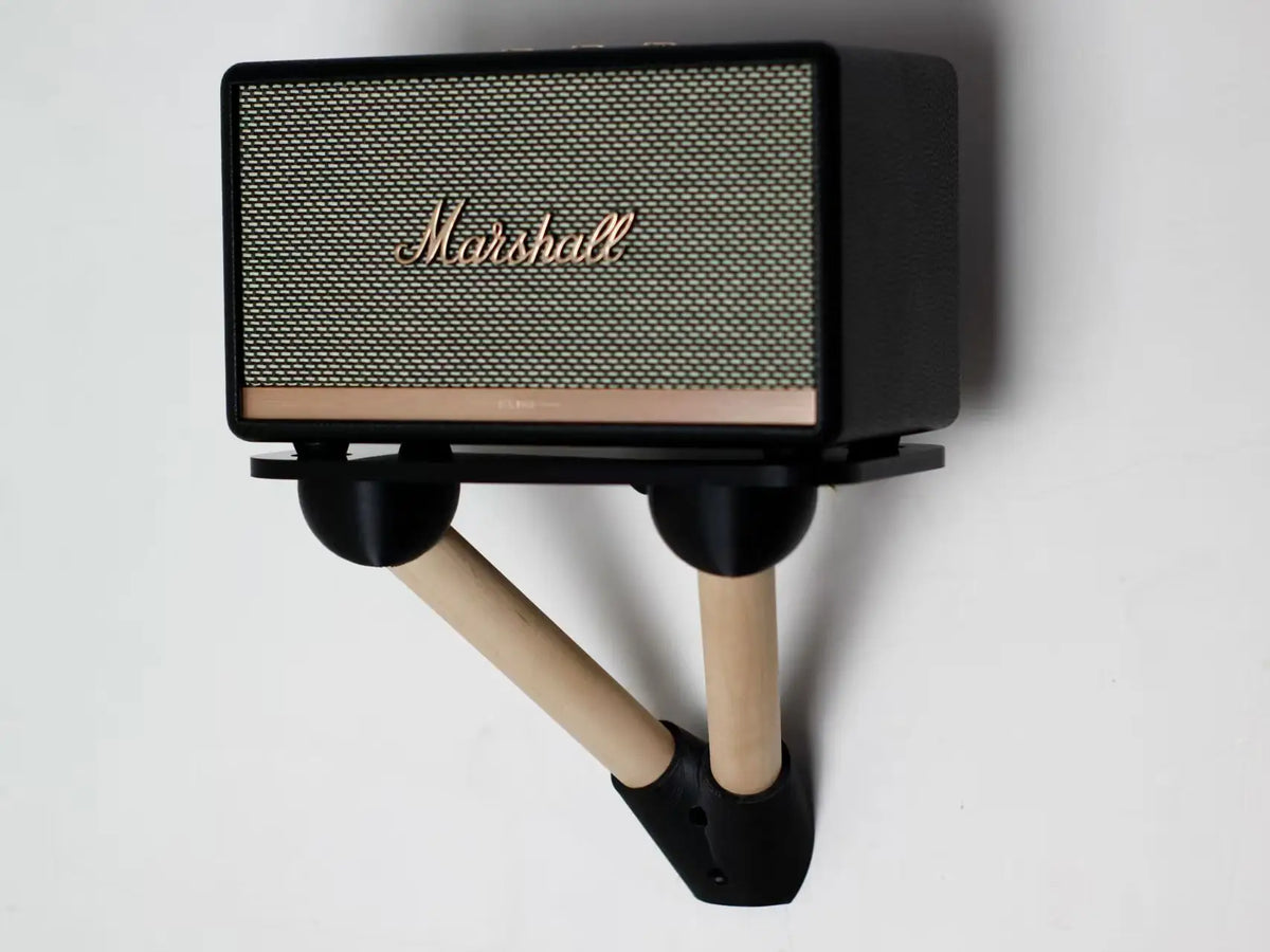 Solid Wood Speaker Mount Wall Bracket Stand Holder for Marshall ActonⅡ/Ⅲ StanmoreⅡ/Ⅲ KilburnⅠ/Ⅱ