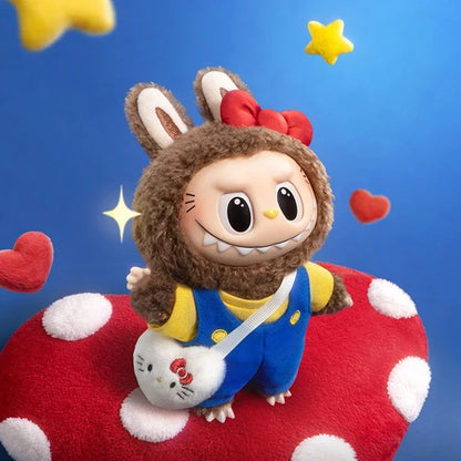 POP MART Labubu Monsters Sanrio Characters Series Vinyl Plush Mystery Guess bagBlind Box Anime Figure Soft Toy for Desktop Decor