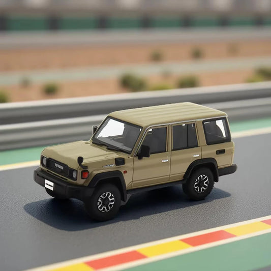 Hi-story Brand Model Car 1/43 TOYOTA LAND CRUISER【70 AX（2023）】Resin Car Toy Vehicles Metal Model Car Decoration Kids Gift Boy