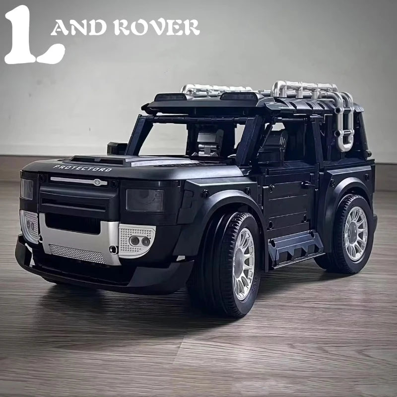 2089PCS Technical Off-road Car Building Blocks Set Model Famous Black Defender Vehicle MOC Toys Bricks for Boys Adult Gift
