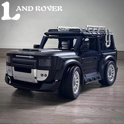 2089PCS Technical Off-road Car Building Blocks Set Model Famous Black Defender Vehicle MOC Toys Bricks for Boys Adult Gift