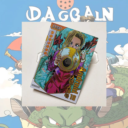 Anime Dragon Ball XR SAR SGK DSP HCR JR Cards Son Goku Piccolo Broli Burdock Android 18 Bulma Tien Shinhan Collectible Cards