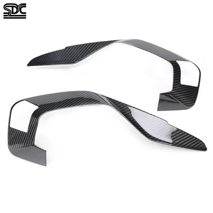G87 M2 Real Dry Carbon Tail Light Trim Covers For BMW M2 G87 CS 2023+ Prepreg Carbon Fibre Rear Bumper Rear Light Eyebrow Lid