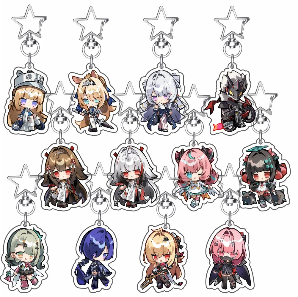 New Hot Game Zenless Zone Zero Keychains Pendant Car Ellen Joe Seth Lowell Jane Doe Von Lycaon Nicole Fans cosplay Gifts
