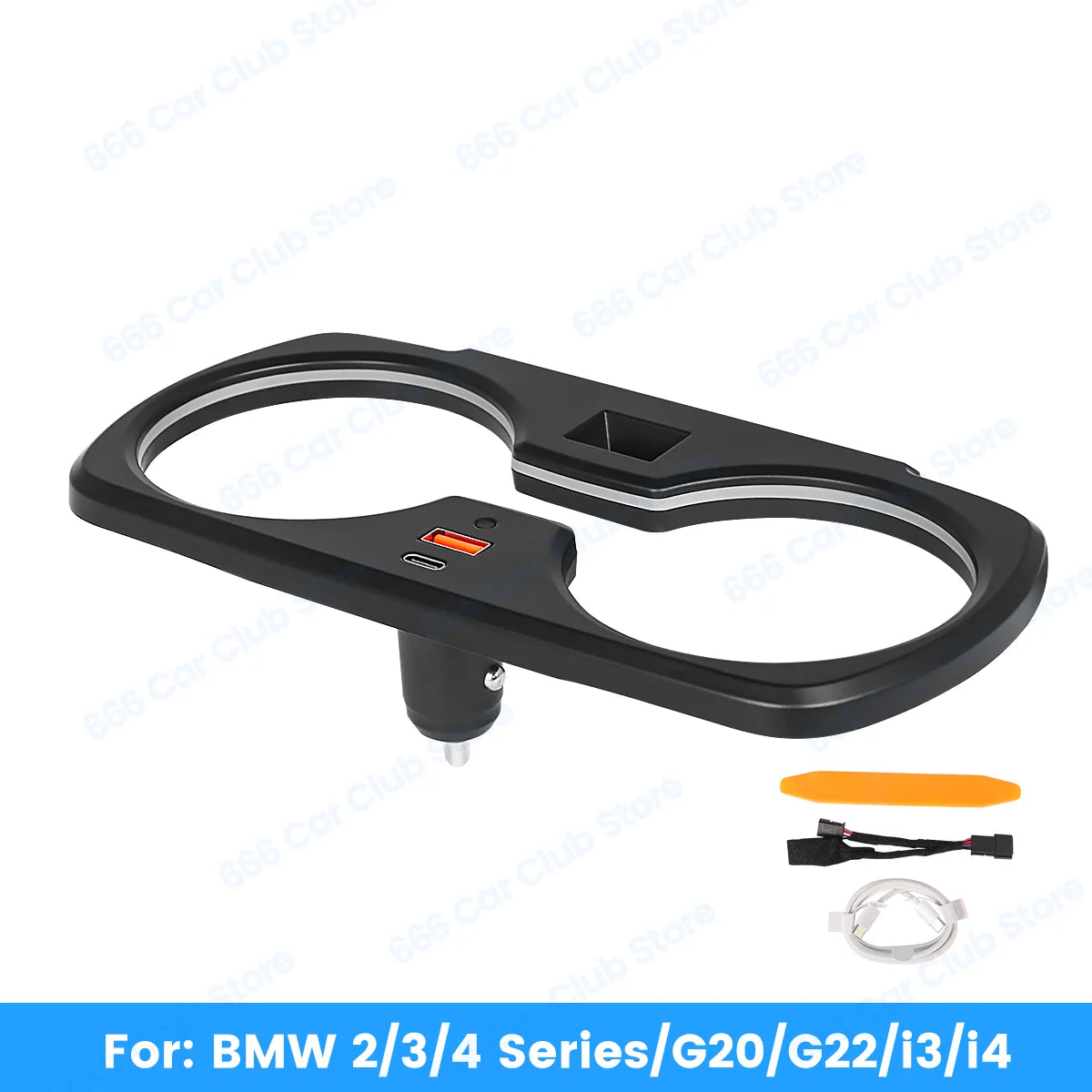 New 11 Color LED Cup Holder Light for BMW 2/3/4 Series I3 I4 G20 G23 G26 G80 G82 G42 M240i Car Interior Ambient Lighting Accesso