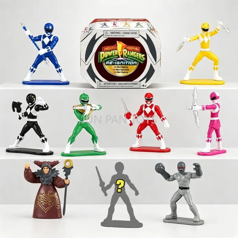 Original Mighty Morphin Power Rangers Re-Ignition Mini Figure Blind Box 2 Inch Mini Figure Rita Putty Patroller Collectible Toys