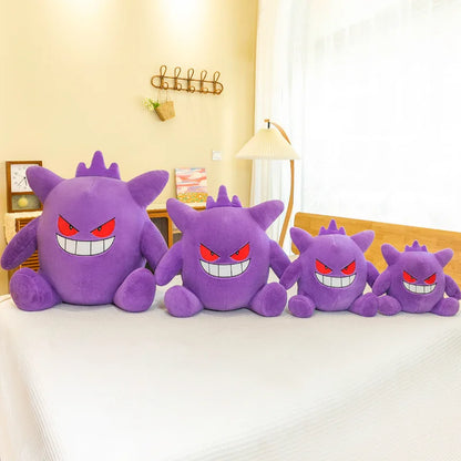Gengar Plush Toy Pokemon Stuffed Doll Rabbit Fur Soft Plush Figure Holiday Gift Home Decoration Bulk Wholesale For Collection