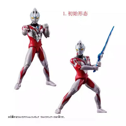 Bandai Genuine UAF Ultraman Arc Solis Armor Luna Armor Anime Figure Action Toys Boys Girls Kids Christmas Gift Collectible Model