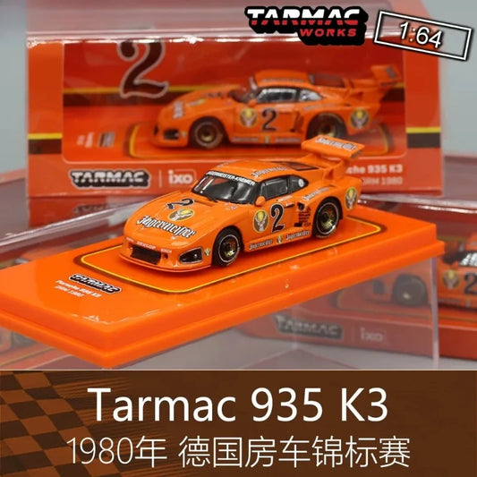 TW 1:64 1980 German Touring Car Championship 935 K3 alloy car model, static desktop ornament, adult collectible, gift for boys.